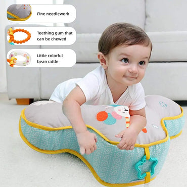 Baby Pillow Tummy Time Toy Lying Pillow High Contrast Baby Sensory Toy Double-Sided Pillows Training Gifts Birthday Head-up