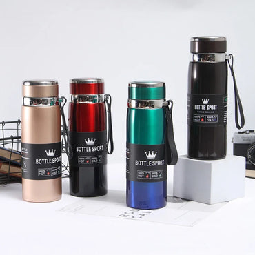 316 Stainless Steel Insulated Cup with Straps, Popular Outdoor Sports and Home Gift Customized Insulated Water Bottle