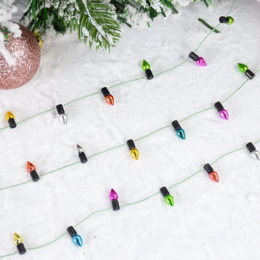 5M Christmas Decoration Light String Xmas Tree Hanging Colorful Bulb Ornaments Pendants Xmas Navidad Home Decor Gifts Supplies