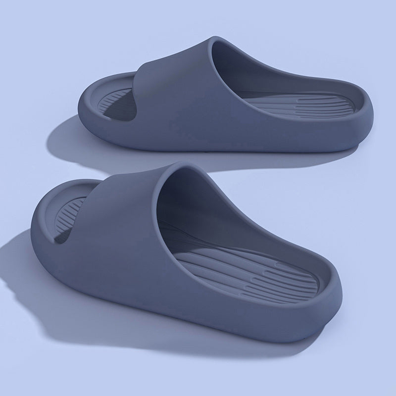 Mens Oversized Slippers - Ultra-Comfort Pillow Sole, Quik-Dry Eva, Odor-Eliminating - Versatile Beach to Home, Non-Slip Sandals