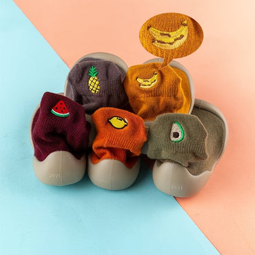 Non-Slip Fruit Print Toddler Baby Socks