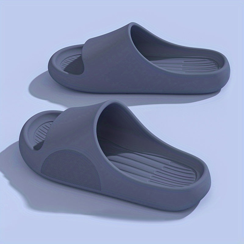 Mens Oversized Slippers - Ultra-Comfort Pillow Sole, Quik-Dry Eva, Odor-Eliminating - Versatile Beach to Home, Non-Slip Sandals