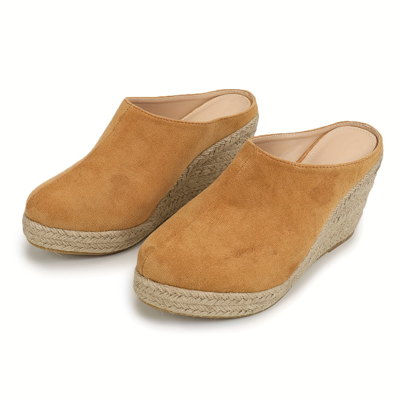 Chic Espadrille Wedge Sandals for Women - Comfortable Closed Toe Design, Easy Slip-On Access, Ideal for Casual Summer Wear & Stylish Outfits