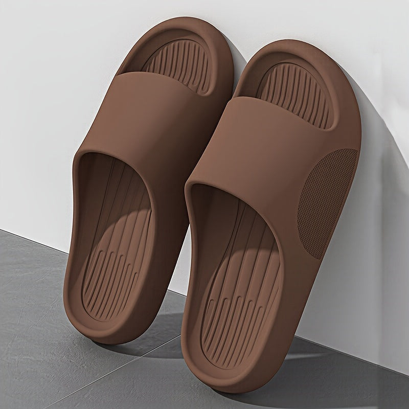 Mens Oversized Slippers - Ultra-Comfort Pillow Sole, Quik-Dry Eva, Odor-Eliminating - Versatile Beach to Home, Non-Slip Sandals