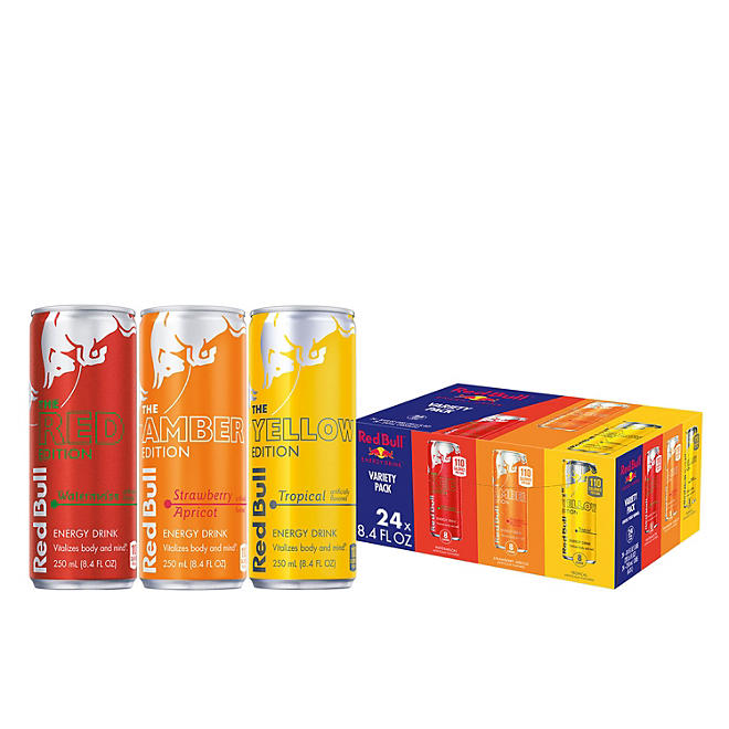  Red Bull Sugar Free Energy Drink, 8.4 Fl Oz, 24 Cans