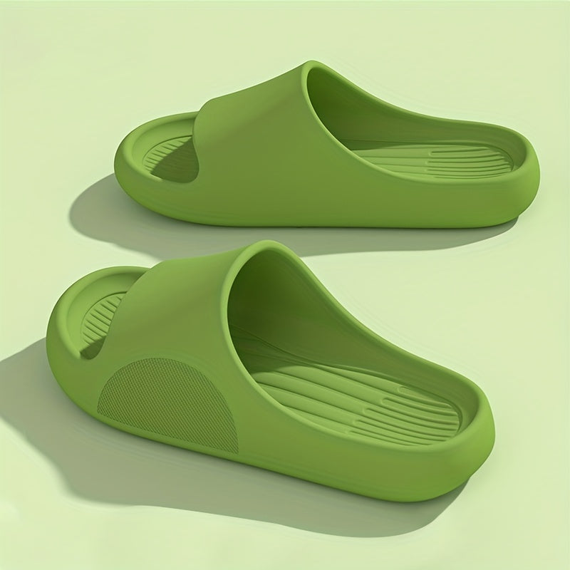 Mens Oversized Slippers - Ultra-Comfort Pillow Sole, Quik-Dry Eva, Odor-Eliminating - Versatile Beach to Home, Non-Slip Sandals