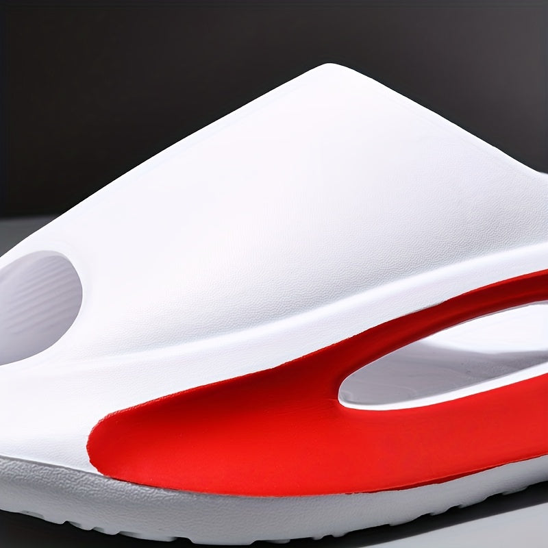 Men's Slippers Anti-collision Design Stepping On Feces Feeling Slippers Men's Bath Home Thickened Sole Heightened Sandals And Slippers Women