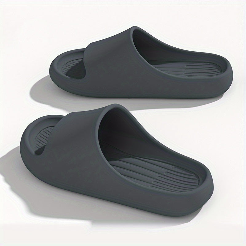 Mens Oversized Slippers - Ultra-Comfort Pillow Sole, Quik-Dry Eva, Odor-Eliminating - Versatile Beach to Home, Non-Slip Sandals