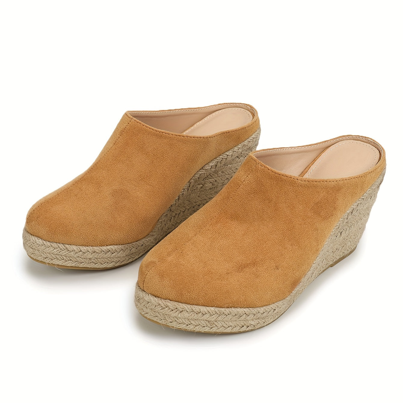 Chic Espadrille Wedge Sandals for Women - Comfortable Closed Toe Design, Easy Slip-On Access, Ideal for Casual Summer Wear & Stylish Outfits
