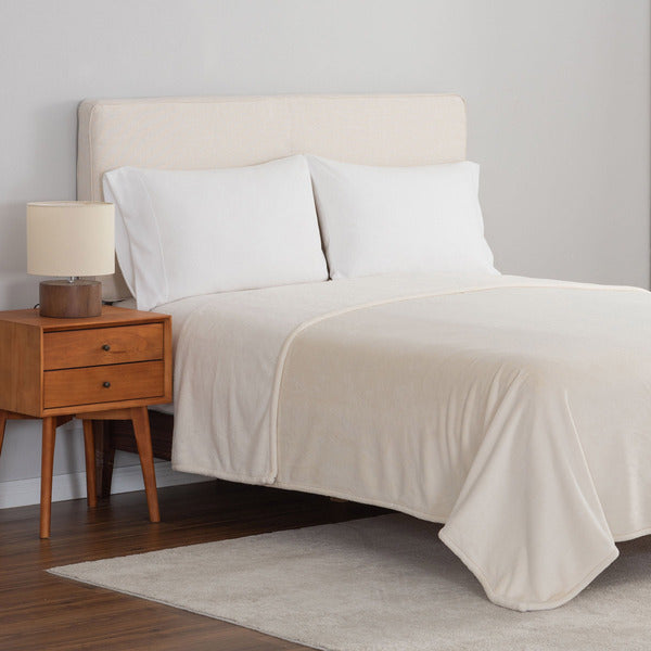 Berkshire Extra Plush Blanket, Queen, IVORY