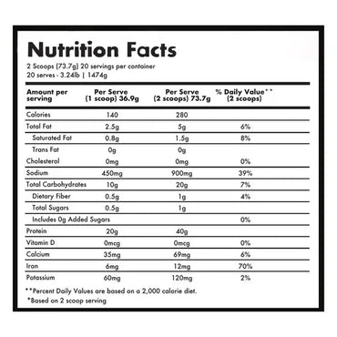 BLESSED Gainz Vegan Protein Powder - Vanilla Cinnamon Swirl - 3.24 lbs - BB 6/26