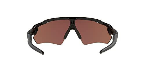 Oakley Youth OJ9001 Radar Ev XS Path Rectangular Sunglasses, Polished Black/Prizm Deep Water Polarized, 31 mm