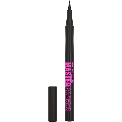 Maybelline New York Eyestudio Master Precise All Day Waterproof Liquid Eyeliner Makeup, Black, 1 Count