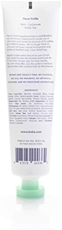 Boka Fluoride Free Toothpaste - Nano Hydroxyapatite, Remineralizing, Sensitive Teeth, Whitening - Dentist Recommended for Adult & Kids Oral Care - Ela Mint Natural Flavor, 4oz 1 Pk - US Manufactured