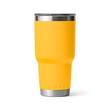 YETI Rambler 30 oz Tumbler, Stainless Steel, Vacuum Insulated with MagSlider Lid, Alpine Yellow