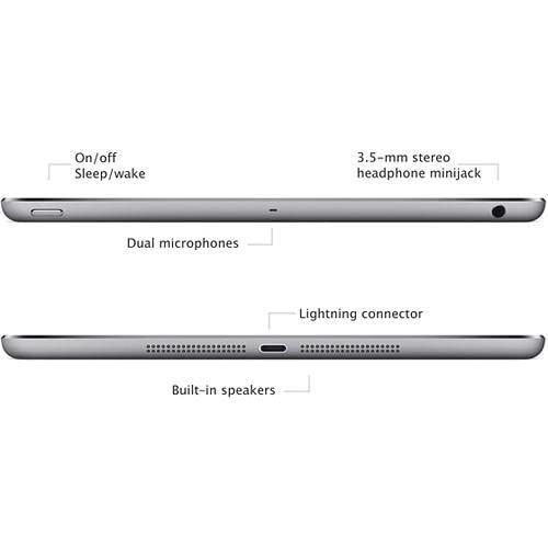 Apple iPad Air 16GB WiFi Tablet - Space Gray (Refurbished)