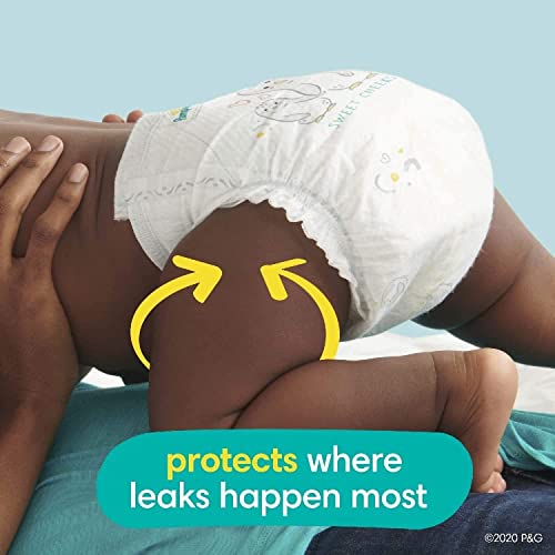 Pampers Swaddlers Newborn Diapers - Size 0, 140 Count, Ultra Soft Disposable Baby Diapers
