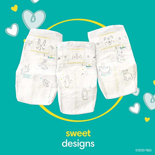 Pampers Swaddlers Newborn Diapers - Size 0, 140 Count, Ultra Soft Disposable Baby Diapers