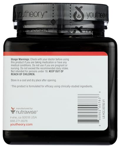 YOUTHEORY Heart Collagen & Resveratrol, 150 CT