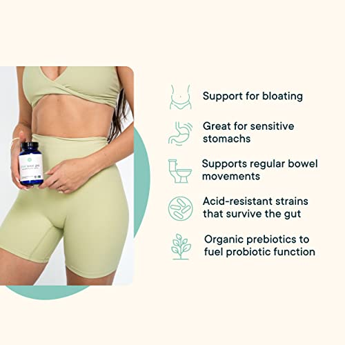 Ora Organic Probiotics and Prebiotics for Digestive Wellness - 16 Billion CFU, 6 Clinically Studied Strains, Vegan, Dairy & Gluten Free, Nourish Your Gut Health, 60 Capsules