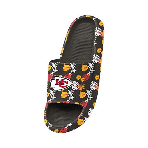 FOCO Kansas City Chiefs NFL Womens Floral Pillow Slide - L