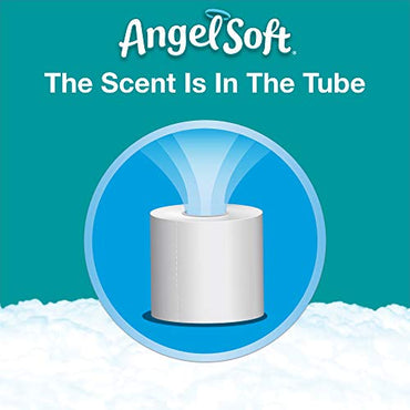 Angel Soft Toilet Paper, Linen, 12 Mega Rolls (= 48 Regular Rolls)