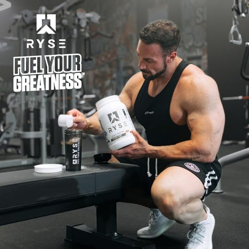 Ryse Loaded Protein Powder | 25g Whey Protein Isolate & Concentrate | with Prebiotic Fiber & MCTs | Low Carbs & Low Sugar | 27 Servings (Cinnamon Toast)