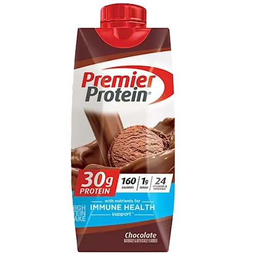 Protein Shake| Variety Pack of Protein Shake, Chocolate, Cafe Latte, |30g Protein, 1g Sugar, 24 Vitamins & Minerals, Nutrients to Support Immune Health| 11 Fl Oz (BETRULIGHT Premier Value Case of 18) (Chocolate)