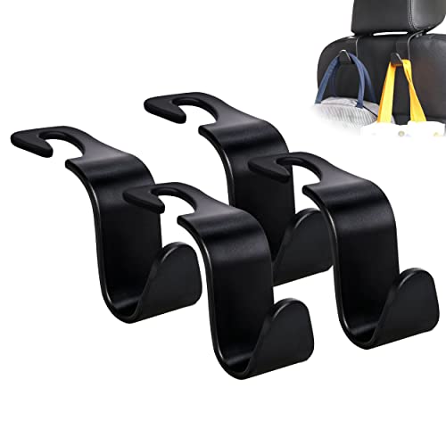 2 Pack Car Seat Headrest Hook Mobile Phone Holder Back Seat Hanger Storage  Hook