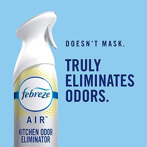 Febreze Room Air Fresheners, Home & Kitchen Room Fresheners, Air Freshener Spray, Odor Fighter Air Freshener for Home, Fresh Lemon Scent, 8.8 oz. Aerosol Can (Pack of 3)