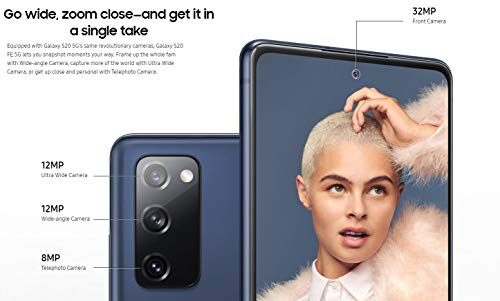 Samsung Galaxy S20 FE 5G, 128GB, Cloud Navy - Unlocked (Refurbished)