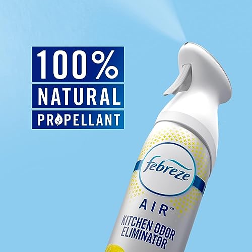 Febreze Room Air Fresheners, Home & Kitchen Room Fresheners, Air Freshener Spray, Odor Fighter Air Freshener for Home, Fresh Lemon Scent, 8.8 oz. Aerosol Can (Pack of 3)