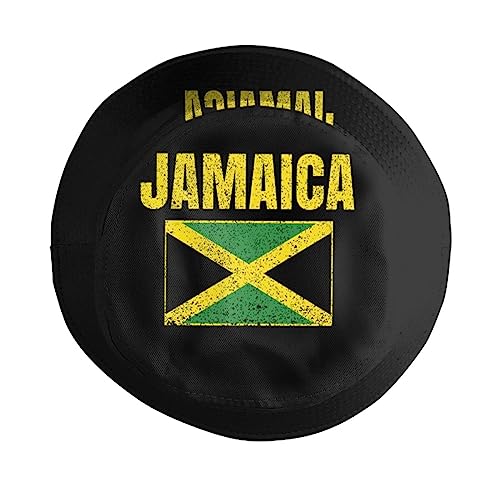 Jamaica Flag Bucket Hat, Unisex Jamerica Hat Outdoor Beach Summer Fisherman Cap for Women Men