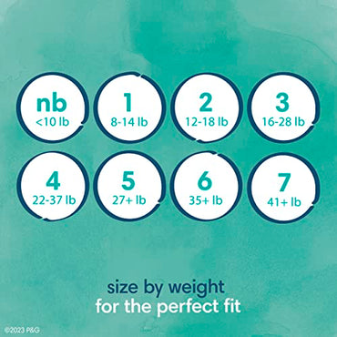 Pampers Pure Protection Diapers Newborn - Size 0, 76 Count, Hypoallergenic Premium Disposable Baby Diapers