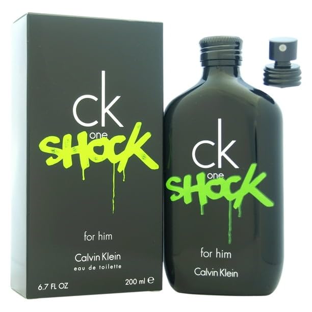 CK One Shock Cologne for Man Eau De Toilette Spray 6.7 oz
