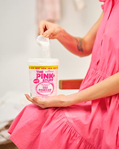 Stardrops - The Pink Stuff - The Miracle Laundry Stain Removing Kit - Oxi Powder Whites - Oxi Powder Colors - Oxi Stain Remover Spray (1 White's Powder, 1 Color's Powder, 1 Stain Remover)