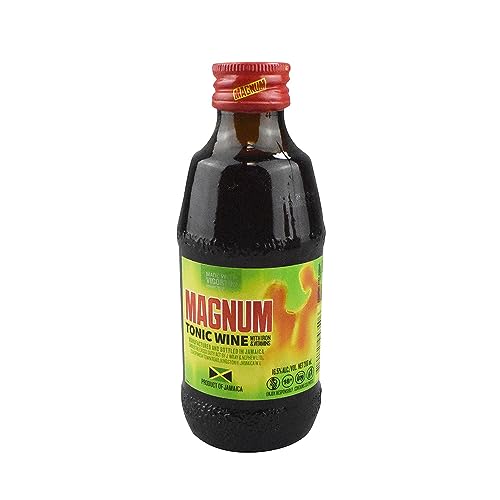 Magnum Tonic Wine with Iron & Vitamins from Jamaica (pack of 4 bottles at 200ml each)