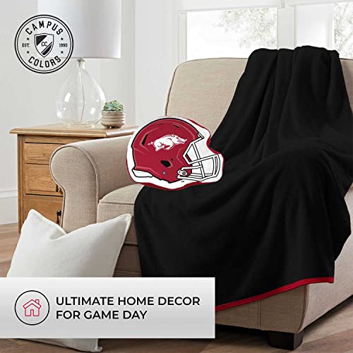 Northwest NCAA Helmet Super Soft Football Pillow - 16" - Decorative Pillows for Sofa or Bedroom - Perfect for Game Day (Arkansas Razorbacks - Red)