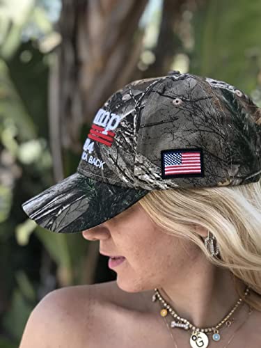 Mersinni Trump 2024 MAGA Camo Embroidered Hat Keep Make America Great Again Cap Made in USA