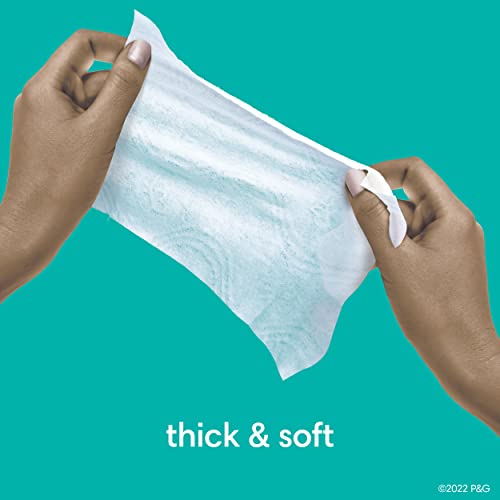 Pampers Sensitive Baby Wipes - Baby Wipes Combo, 84 Count (Pack of 12), Water Based, Hypoallergenic and Unscented (Packaging May Vary)