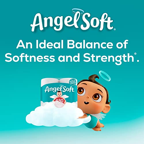 Angel Soft Toilet Paper, 24 Super Mega Rolls