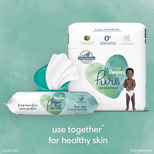 Pampers Pure Protection Diapers - Size 3, 116 Count, Hypoallergenic Premium Disposable Baby Diapers