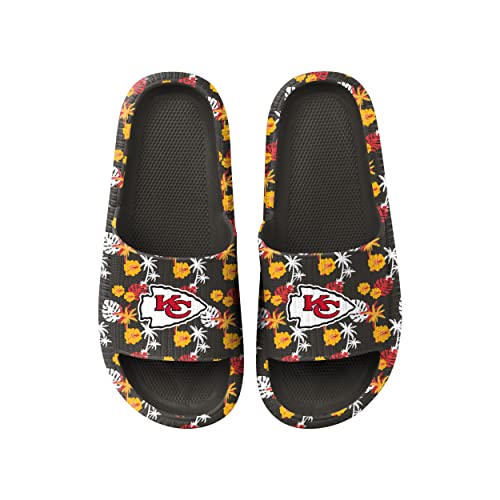 FOCO Kansas City Chiefs NFL Womens Floral Pillow Slide - L