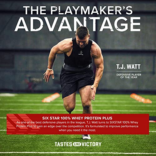 Six Star Whey Protein Powder Whey Protein Plus, Whey Protein Isolate & Peptides, Lean Protein Powder for Muscle Gain, Muscle Builder for Men & Women,Triple Chocolate, 1.8 lbs (Package Varies)