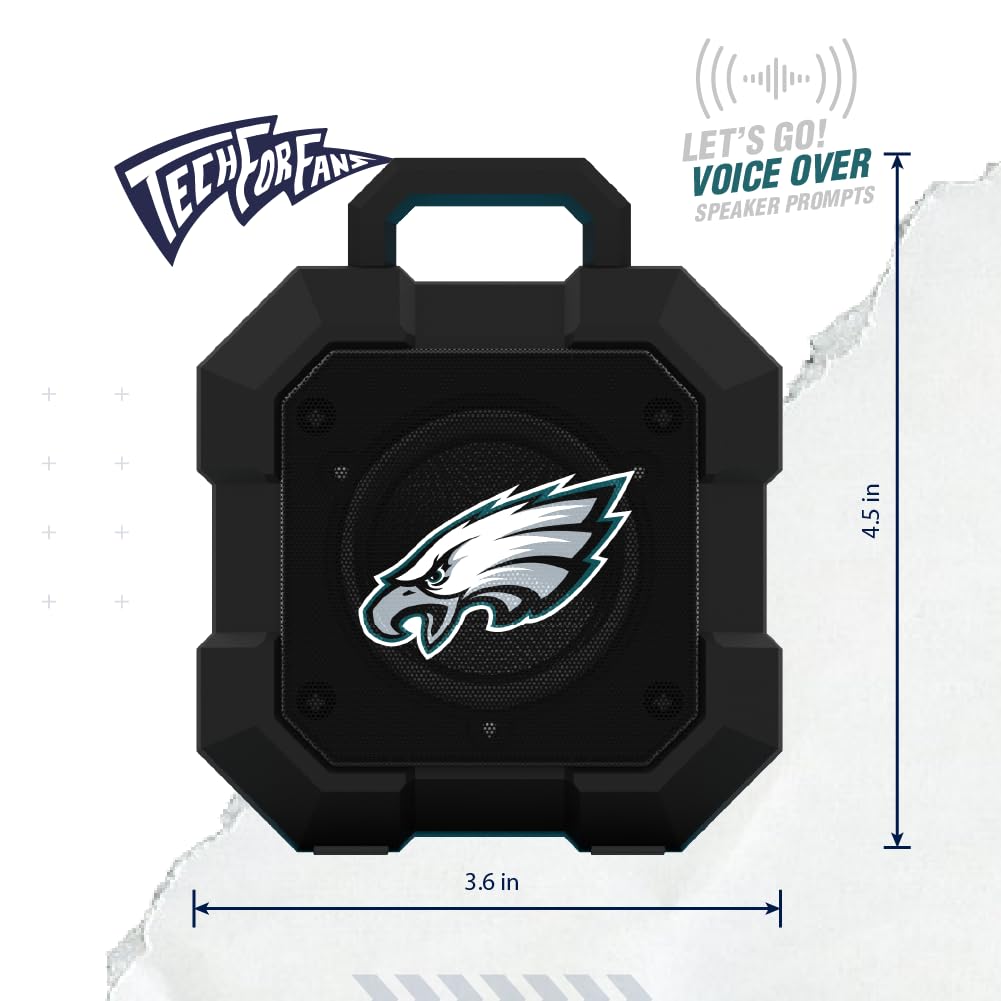SOAR NFL Shockbox LED Wireless Bluetooth Speaker, Las Vegas Raiders