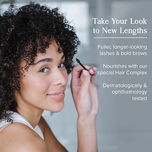 Heritage Store Castor Serum Volumizing Treatment for Fuller, Longer Looking Lashes & Bold Brows, With Organic Castor Oil, Black Castor Oil, Biotin & Our Keratin Supporting Hair Complex, Vegan, 0.42 oz