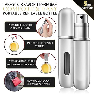 Bright Crystal Perfume for Women- Women's Fragrances - Gift Set Pack With Lavender Soy Candle, Car Air Fresheners, and Empty Travel Perfume Atomizer