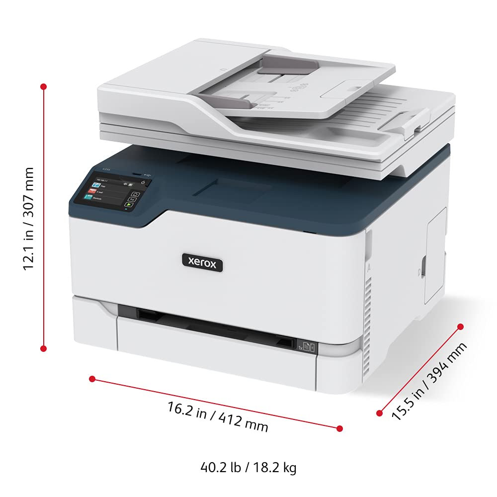 Xerox C235/DNI Color Multifunction Printer, Print/Scan/Copy/Fax, Laser, Wireless, All in One