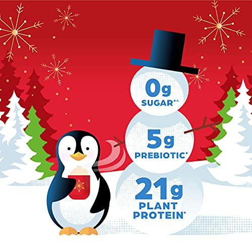Orgain Organic Vegan Protein Powder, Peppermint Hot Cocoa Seasonal Holiday Flavor - 21g of Plant Based Protein, Non Dairy, Gluten Free, 2g of Fiber, No Sugar Added, Soy Free, Non-GMO, 1.02 Lb