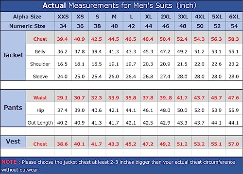 SHUZHXLZANGY Slim Fit Tuxedo for Men 3 Piece Double Breasted Suit Men Suits 34 Tuxedo Jacket for Men Vest Pants Suits XXS Aqua